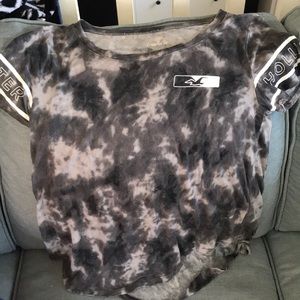 Grey tie dye t shirt